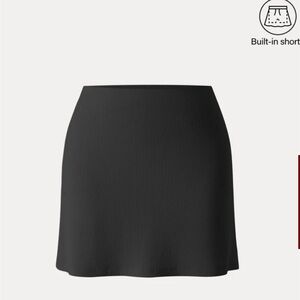 OGL Black Athletic Skirt with Shorts